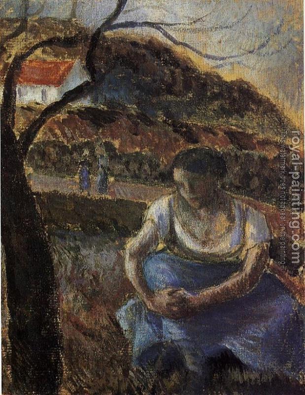 Camille Pissarro : Seated Peasant Woman